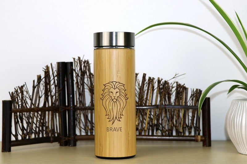 400ml Bamboo Thermosflasche