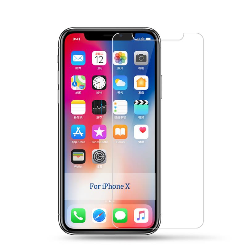 Panzerglas Displayschutz für iphone X 8 4s 5 5s 5c SE 6 6s plus 7 inklusive Schutzfilm und Cleankit