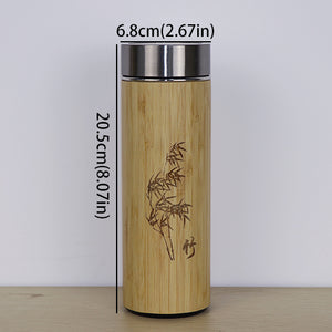 400ml Bamboo Thermosflasche