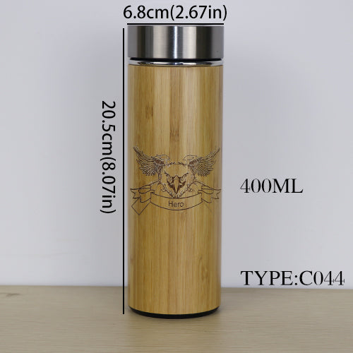 400ml Bamboo Thermosflasche