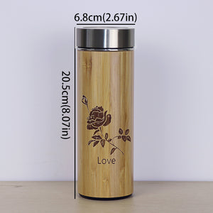 400ml Bamboo Thermosflasche