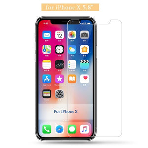 Panzerglas Displayschutz für iphone X 8 4s 5 5s 5c SE 6 6s plus 7 inklusive Schutzfilm und Cleankit