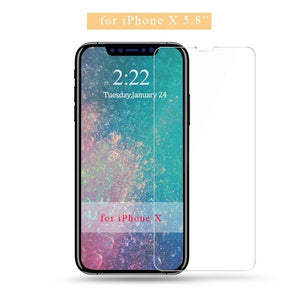 Panzerglas Displayschutz für iphone X 8 4s 5 5s 5c SE 6 6s plus 7 inklusive Schutzfilm und Cleankit